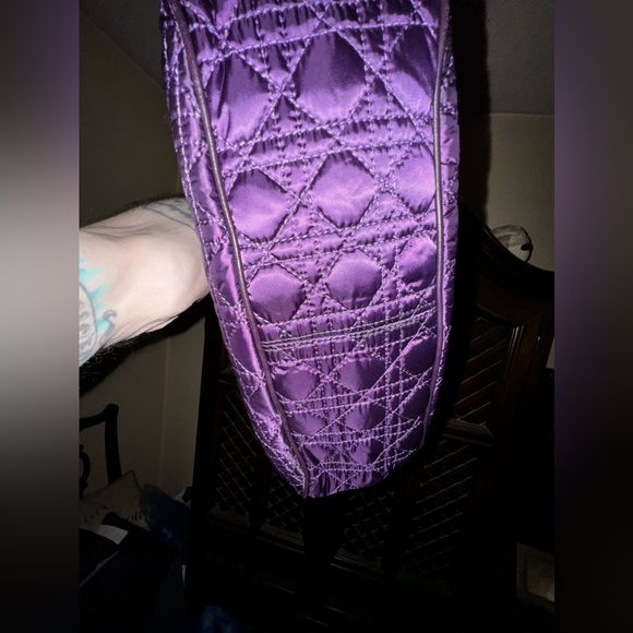 Christian Dior Cannage Satin Charming Handle Bag - Picture 2 of 16